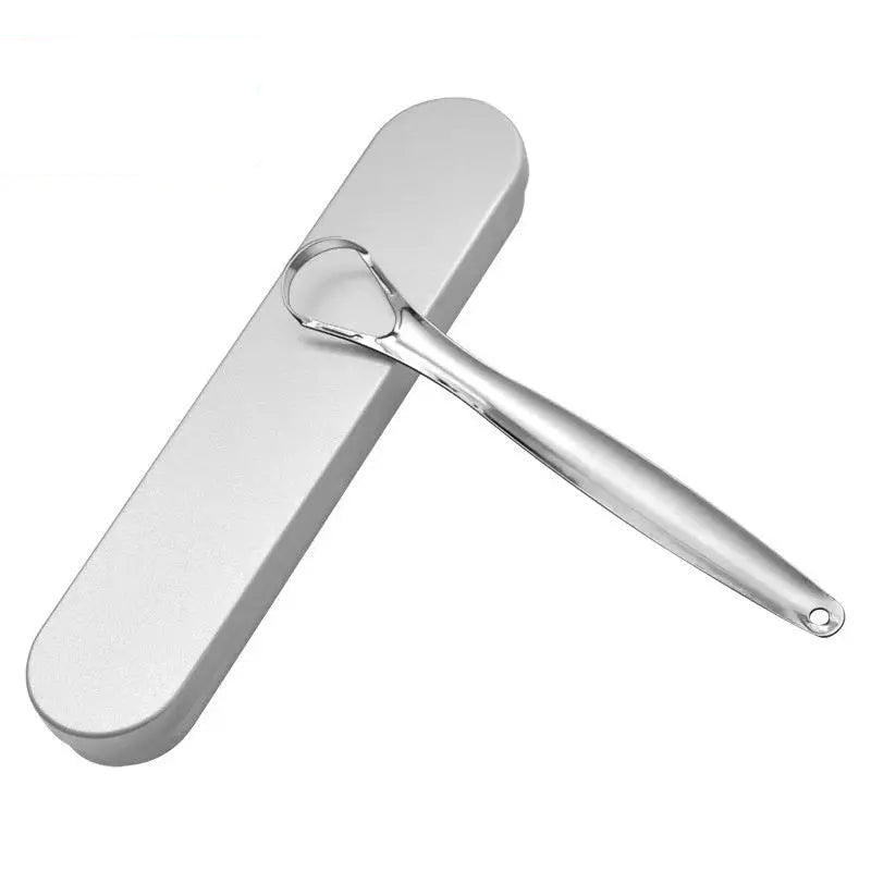 Gentle tongue cleaner ensuring a comfortable scraping experience