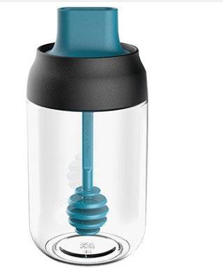 Functional glass container great for condiments and spices alike