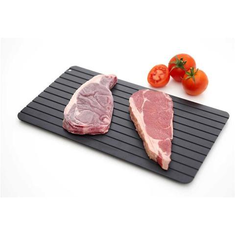 Dishwasher safe thawing tray for easy cleaning