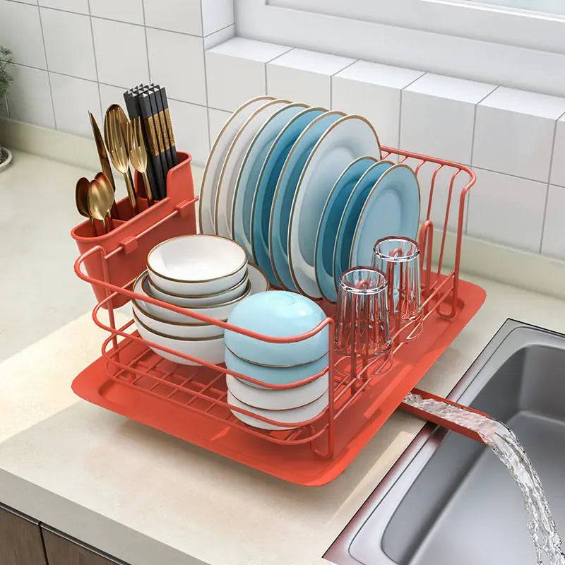 Easy to clean dish rack ensuring maintenance-free use in your kitchen