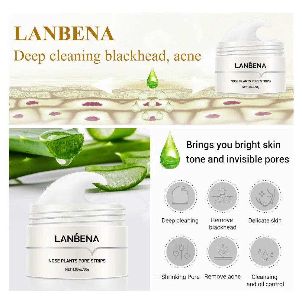 Tear type formula blackhead removal mask for gentle skin treatment