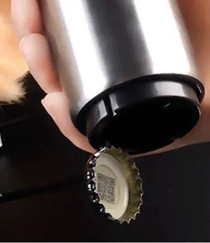 One-handed bottle opener for effortless use