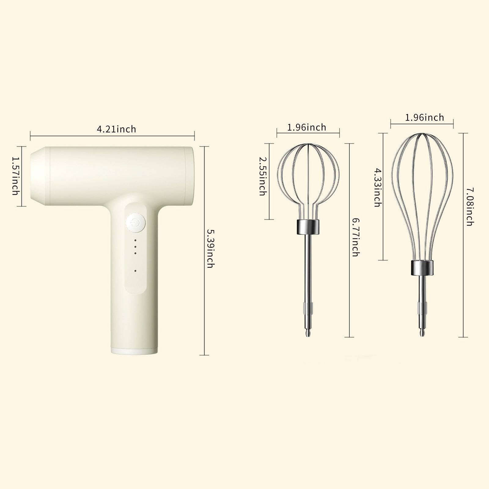 Food Mixer featuring wire beaters for optimal mixing
