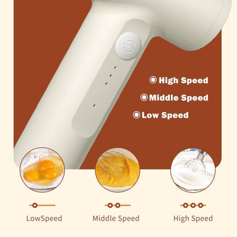 Egg Whisking Device whipping eggs for baking