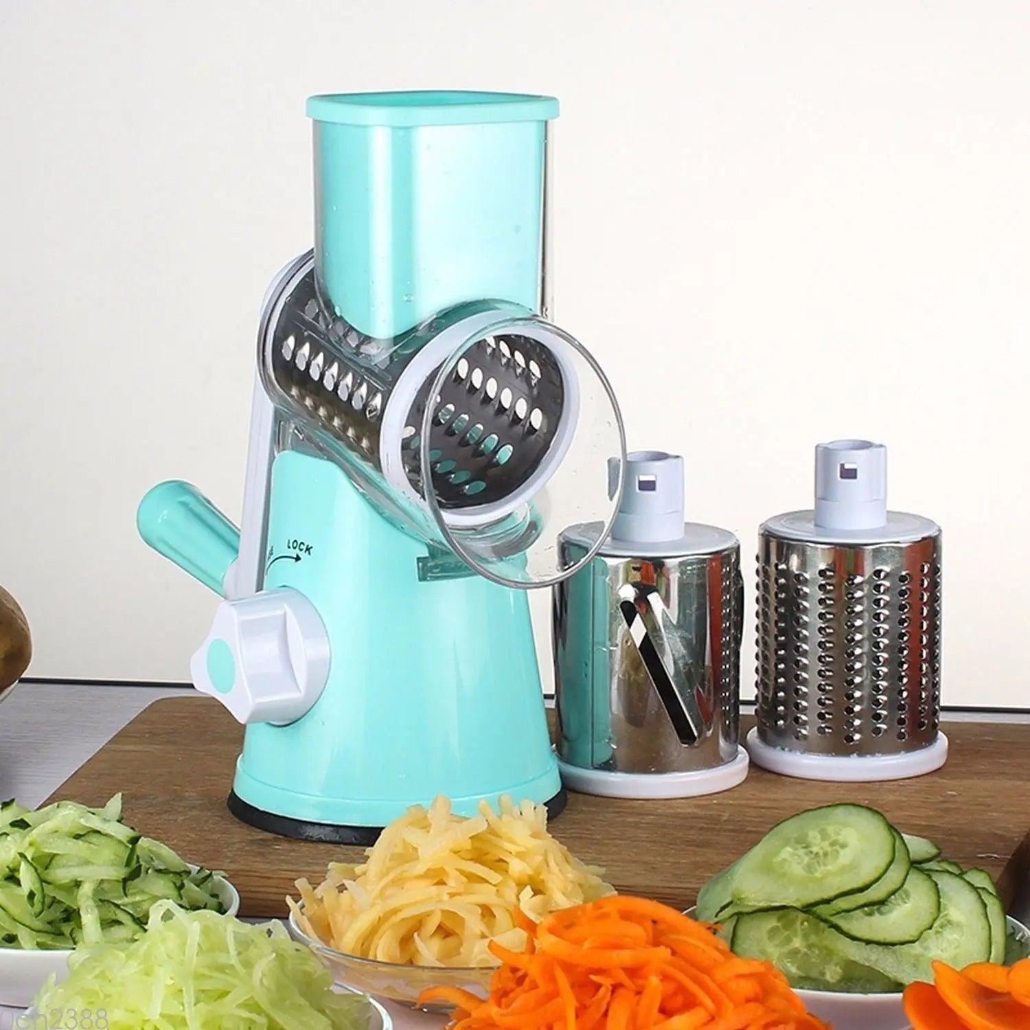 Ergonomic vegetable cutter for comfortable handling and safety