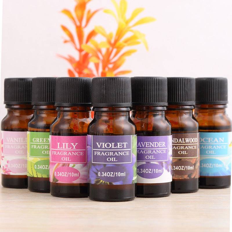 Essential oil humidifier in a modern living room setting