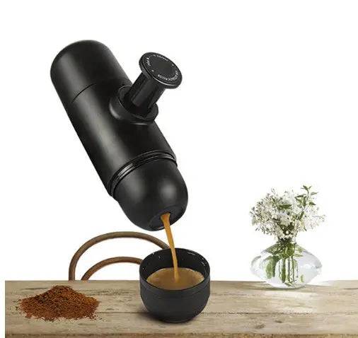 Travel accessories for coffee lovers featuring espresso makers