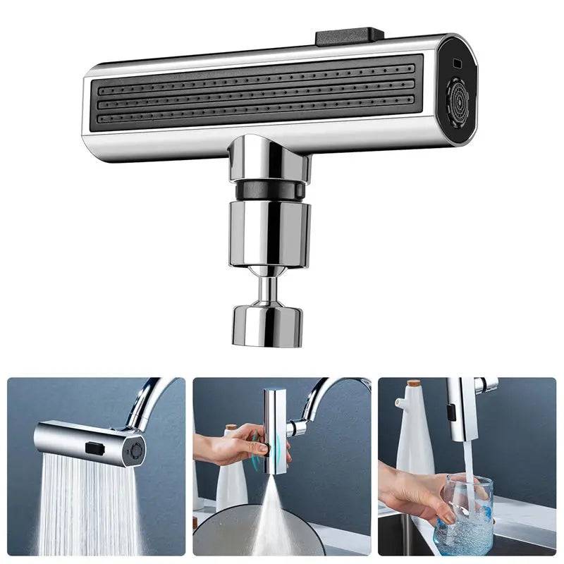Multifunctional kitchen faucet with modern design
