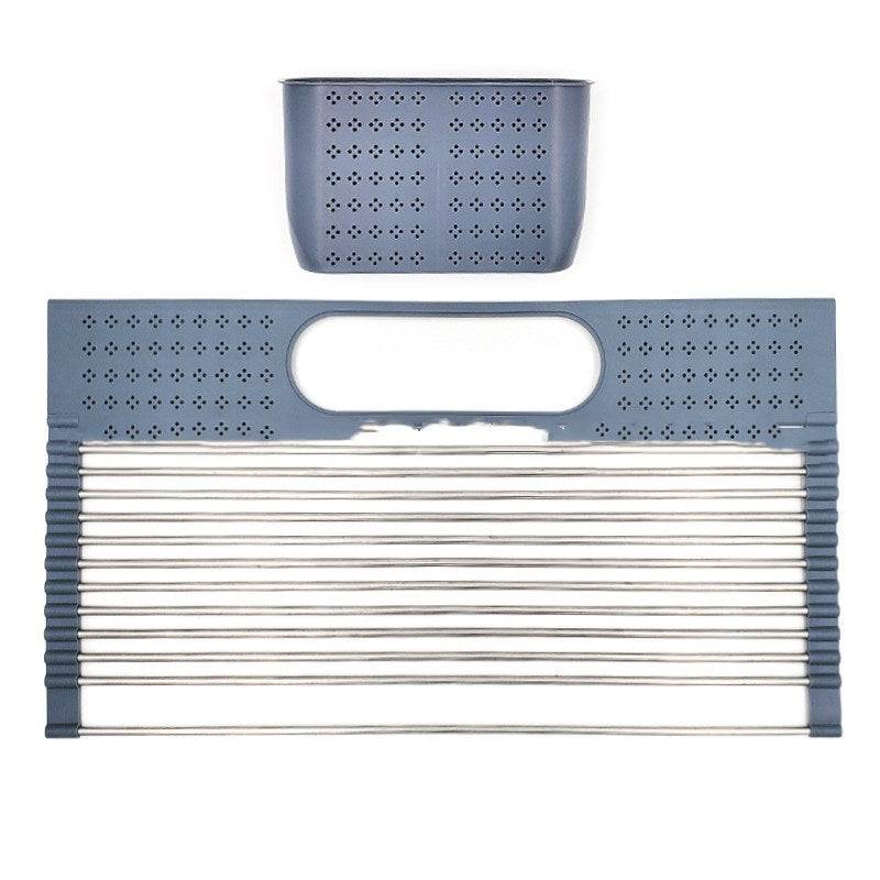 Lightweight and easy storage dish rack with anti-slip features