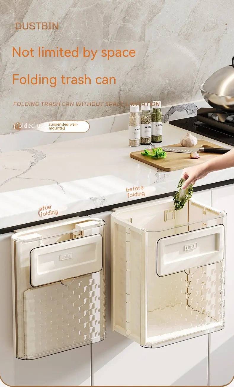 Compact Garbage Can with 10L kitchen trash capacity