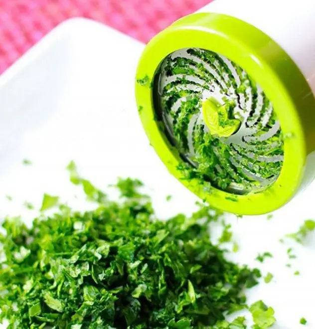 Compact and easy clean herb mill perfect for quick herb chopping