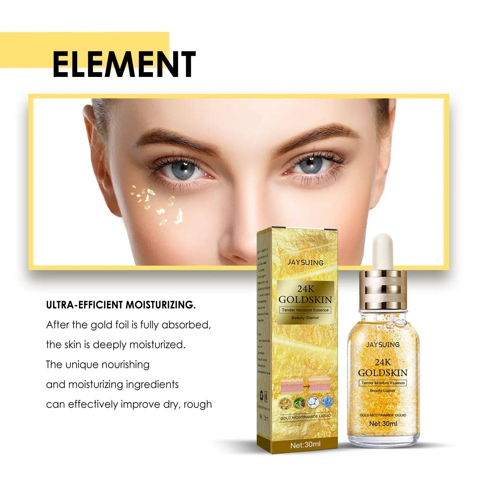 Hydrating collagen serum for fine lines and wrinkles reduction