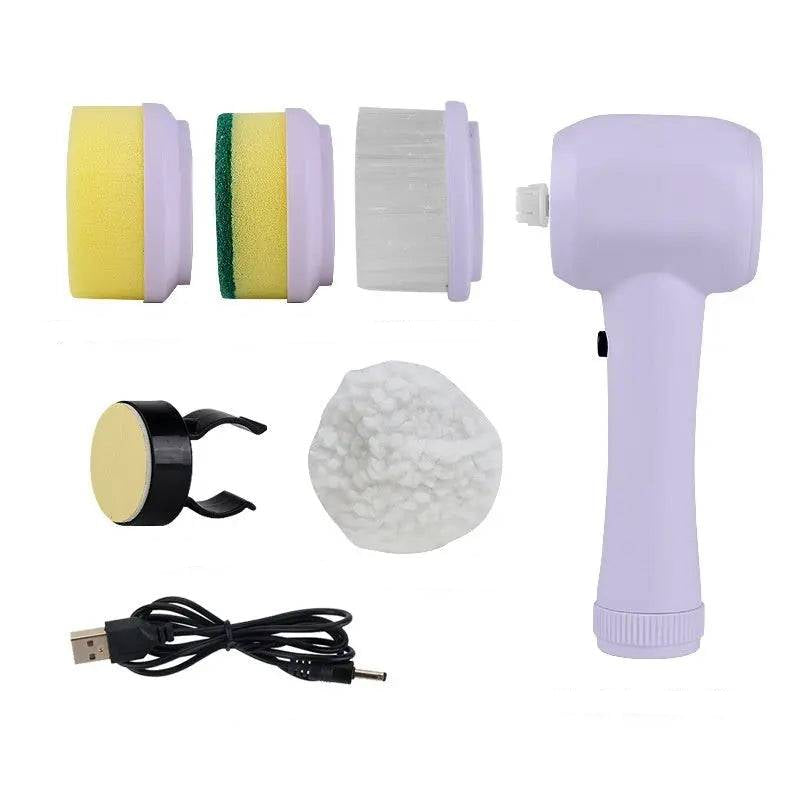 Electric cleaning tool that simplifies household chores with minimal effort
