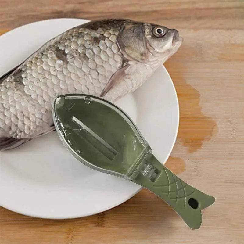 Efficient Fish Cleaning with durable stainless steel brush