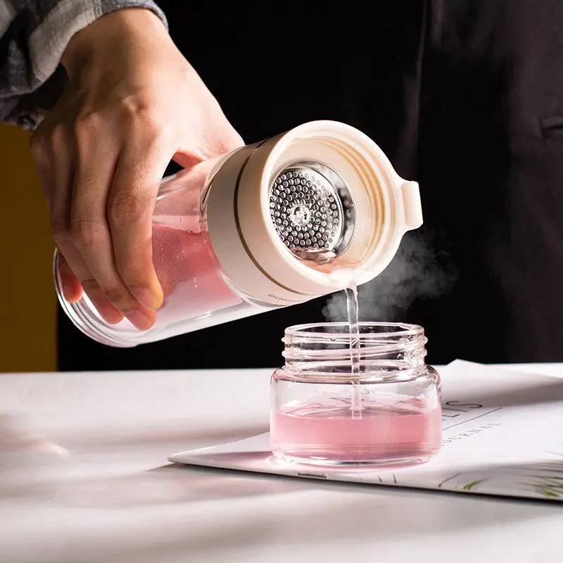durable glass tea infuser for brewing loose leaf tea
