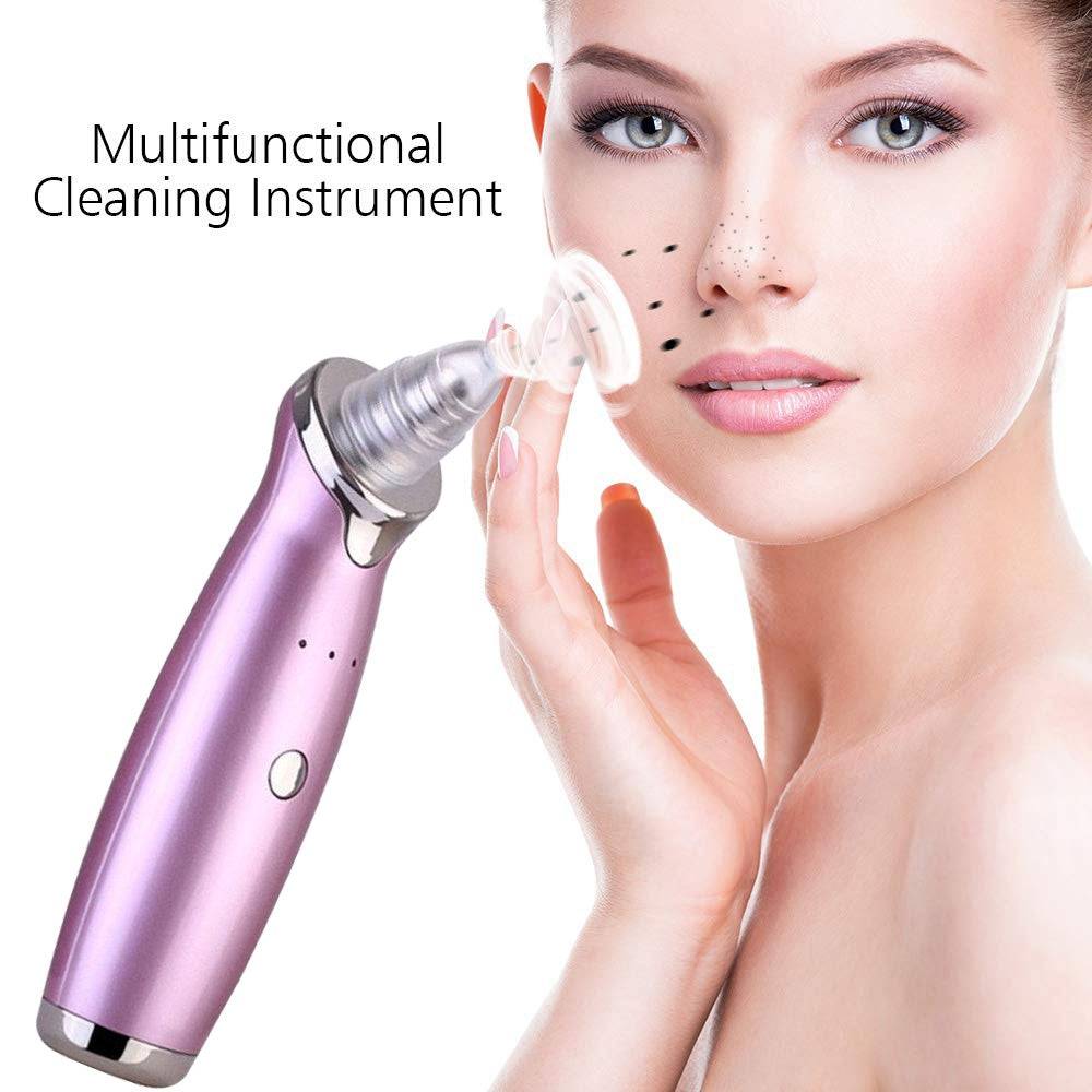 Electric blackhead remover vacuum suction tool for deep cleansing