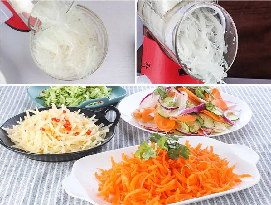 High-quality stainless steel blades for effective potato slicer performance