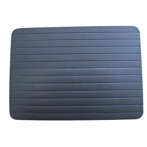 Thaw frozen food fast using a quality aluminum tray