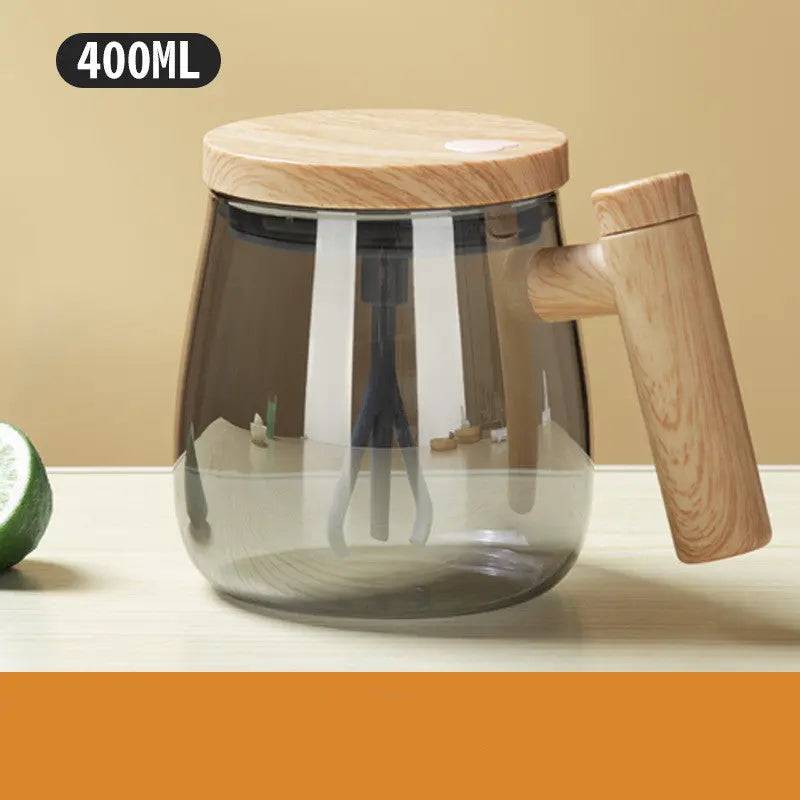 self stirring travel mug for hot drinks on the move