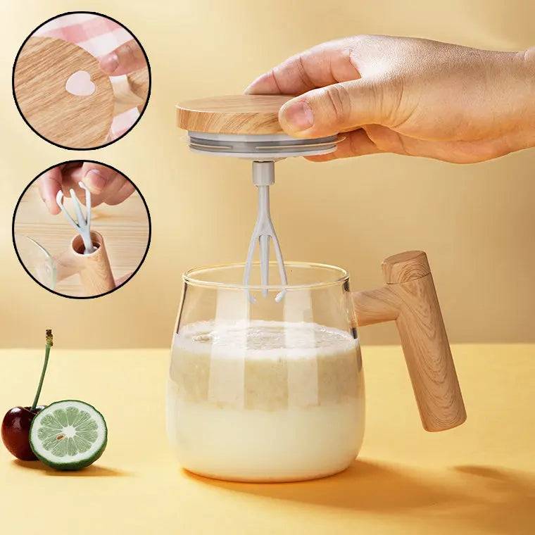 self stirring coffee mug for effortless mixing