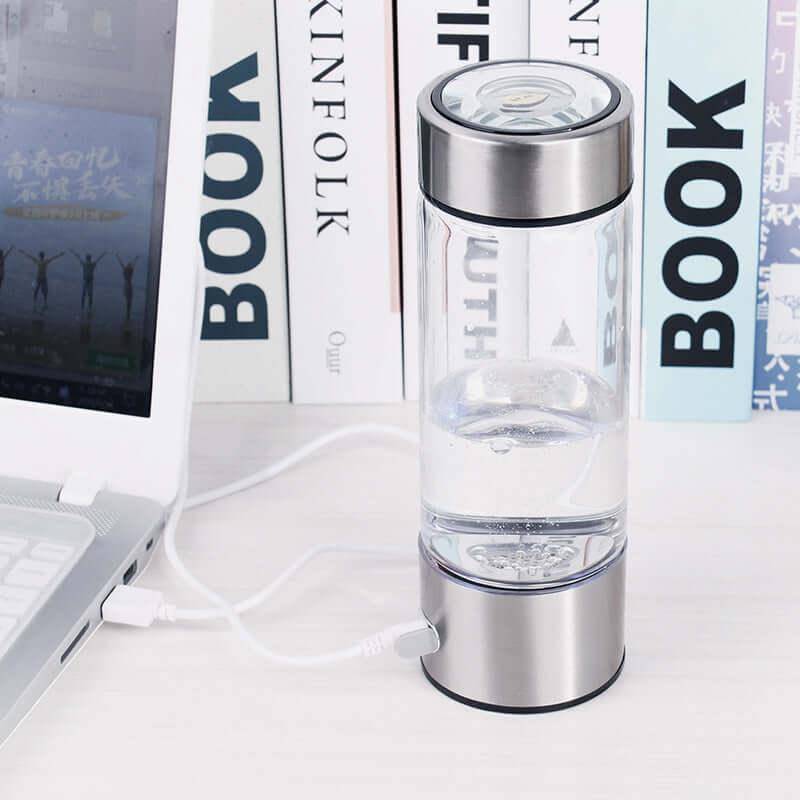 Health Benefits of Hydrogen Water printed on informational brochure