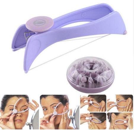 Manual cotton hair remover for painless hair removal