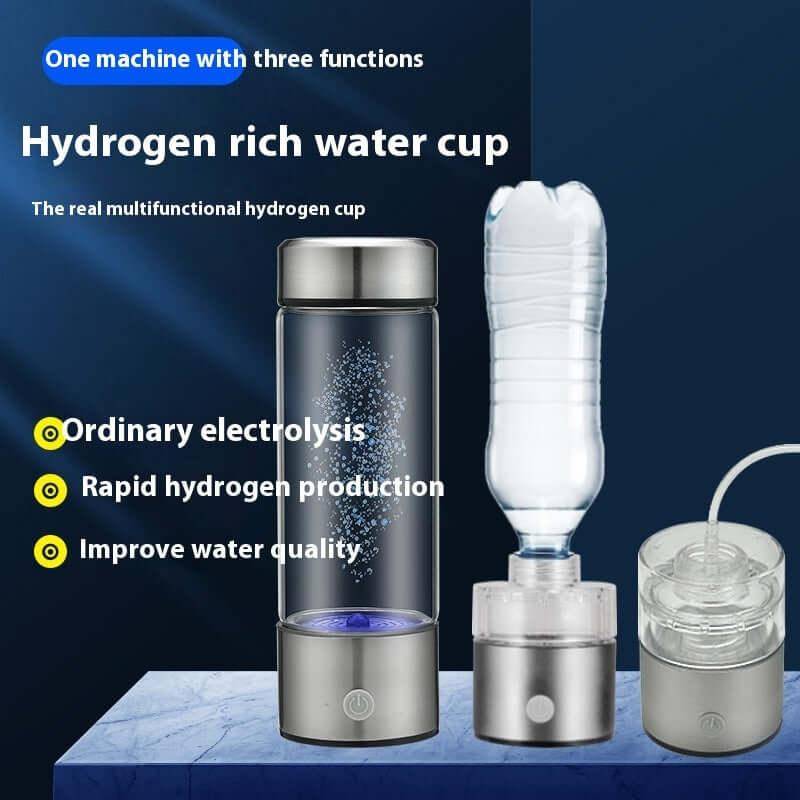 Eco-friendly BPA-free portable water bottle promoting health and wellness