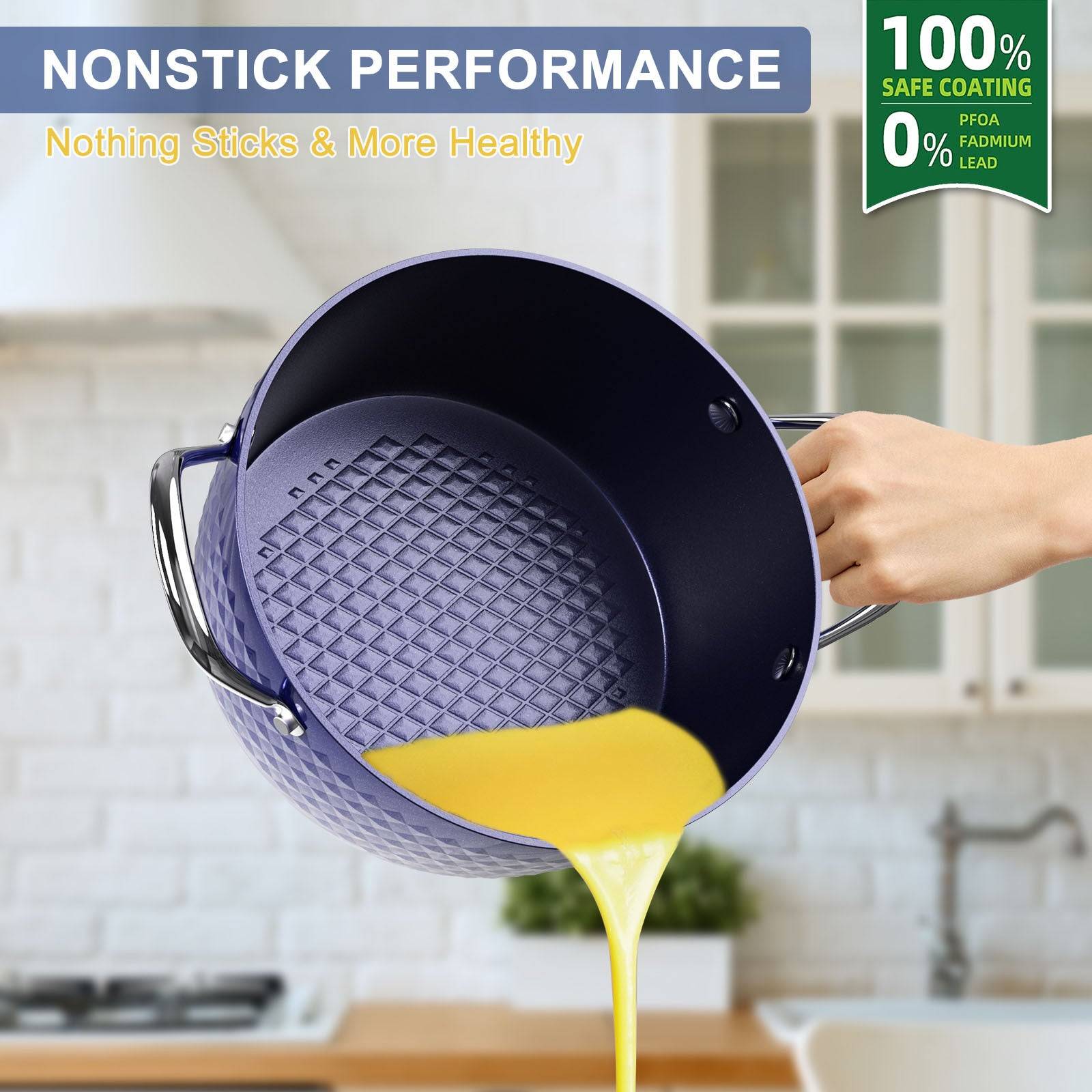 Easy clean non stick kitchenware perfect for healthy cooking