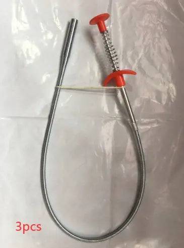 Versatile drain unclogging tool for various plumbing needs