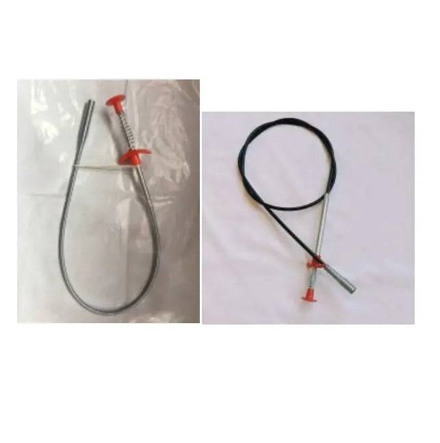Tub drain cleaner for clearing stubborn blockages
