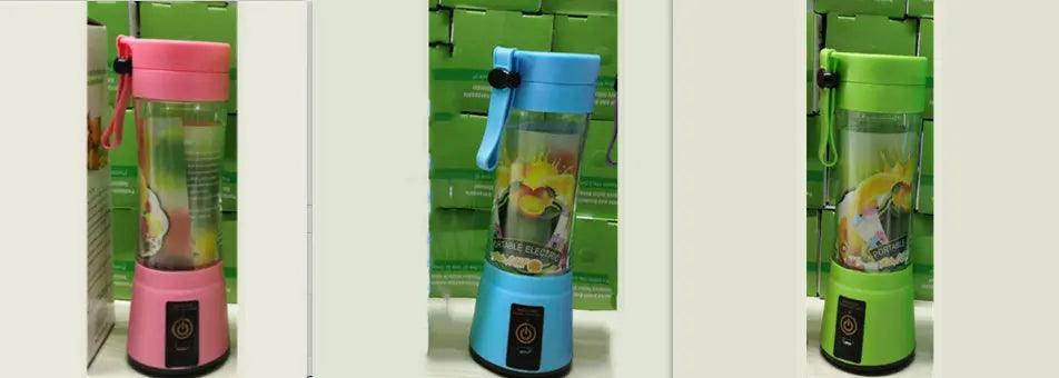 Juice extractor with 6-blade system for efficient blending