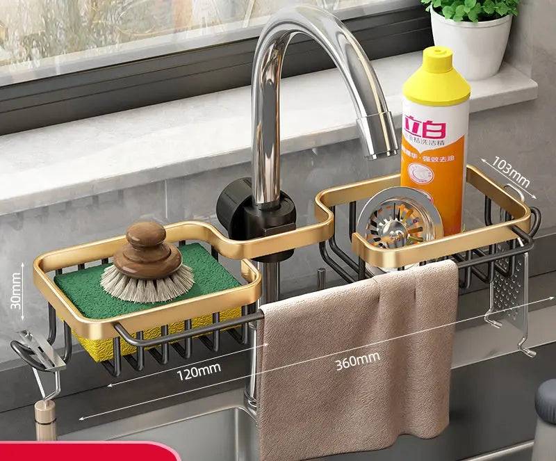 Space-efficient kitchen accessories optimizing countertop areas
