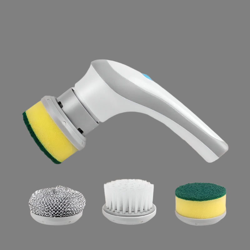 Electric spin scrubber designed to tackle stubborn stains with ease