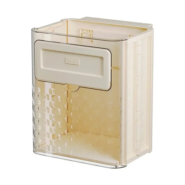 Lightweight wall trash can designed for easy use in any room
