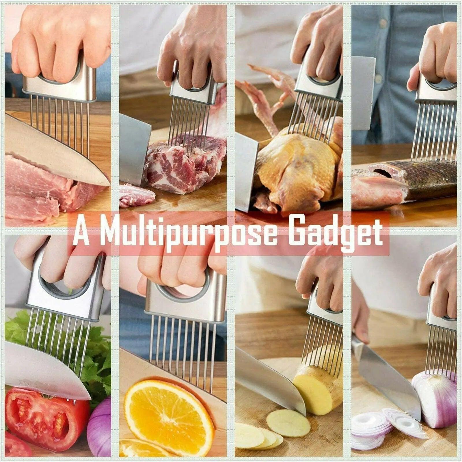 vegetable holder slicer ensuring uniform vegetable slices
