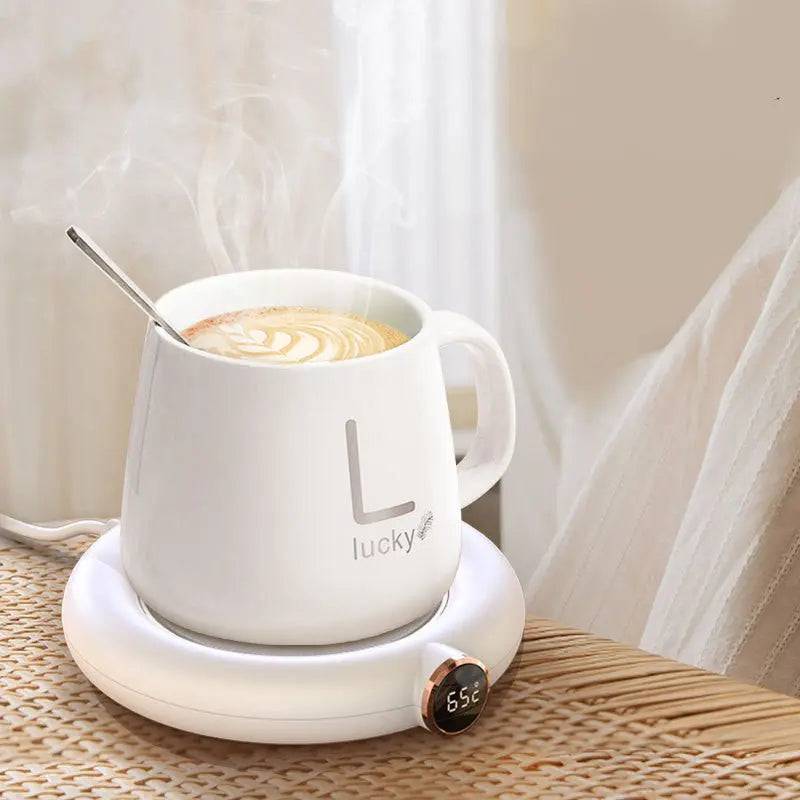 Sleek Coffee Warmer Plate fits any decor