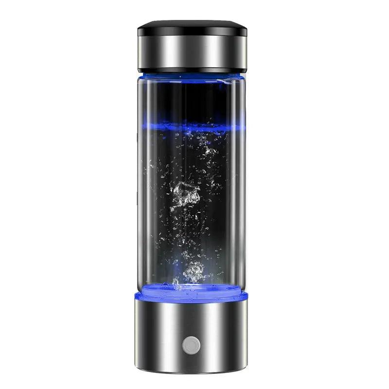Rechargeable water bottle using advanced water ionization technology