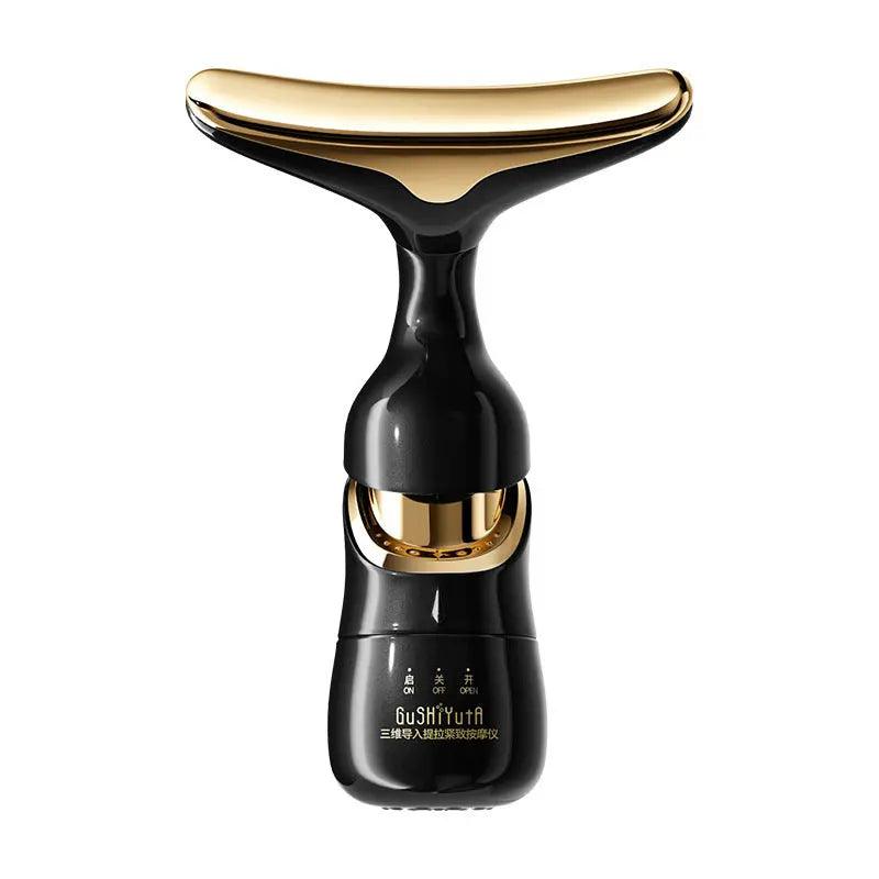 High-frequency vibration massager targeting fine lines and wrinkles