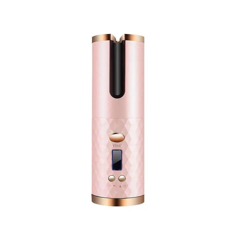 Travel-Friendly Hair Curler equipped with an LCD display for easy use