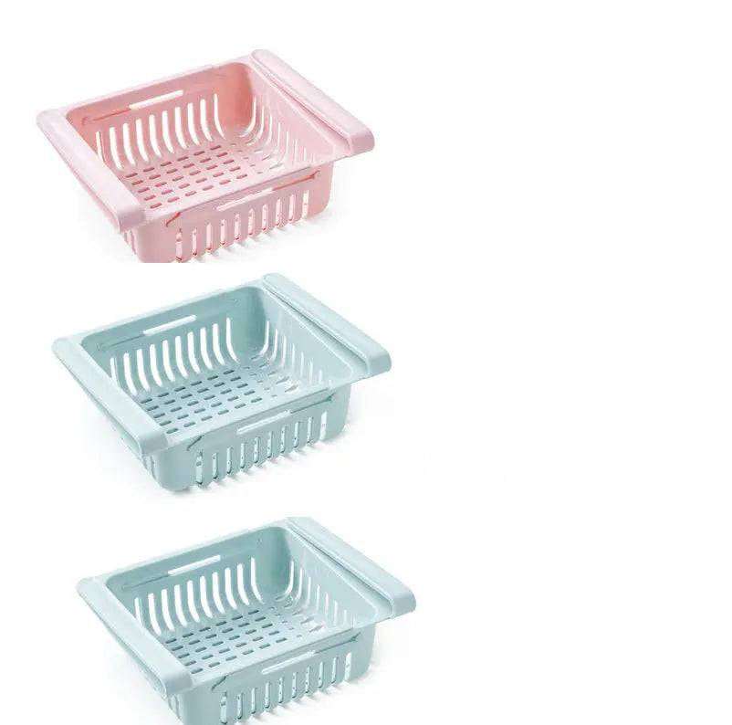 Expandable refrigerator organizer to create extra space
