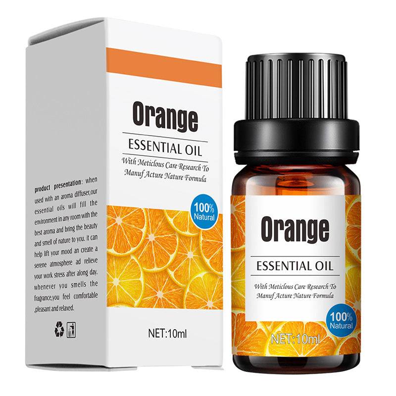 Uplifting scents released from the sweet orange and lavender blend