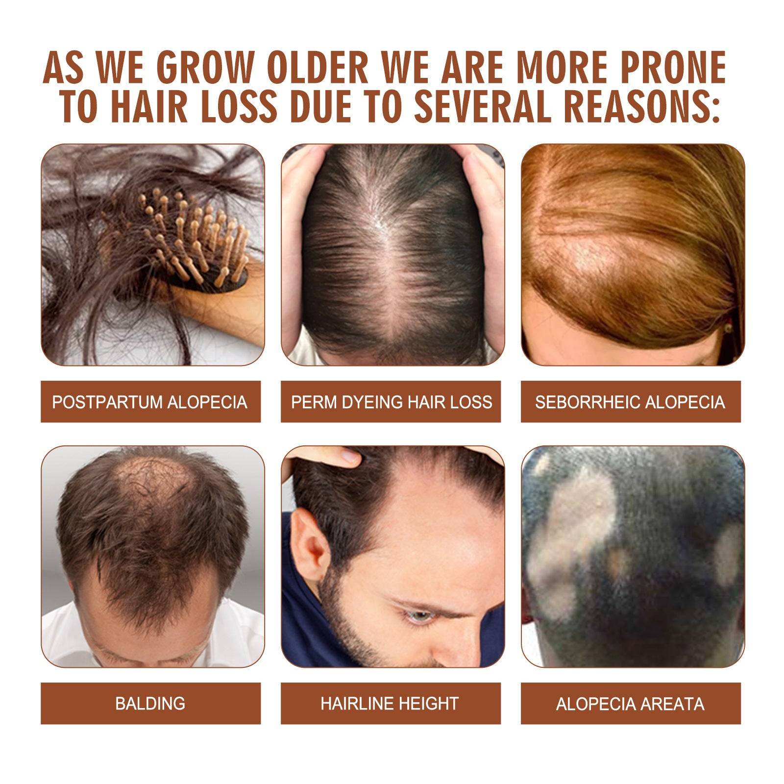 Anti hair loss treatment for smoother, thicker hair and split ends control