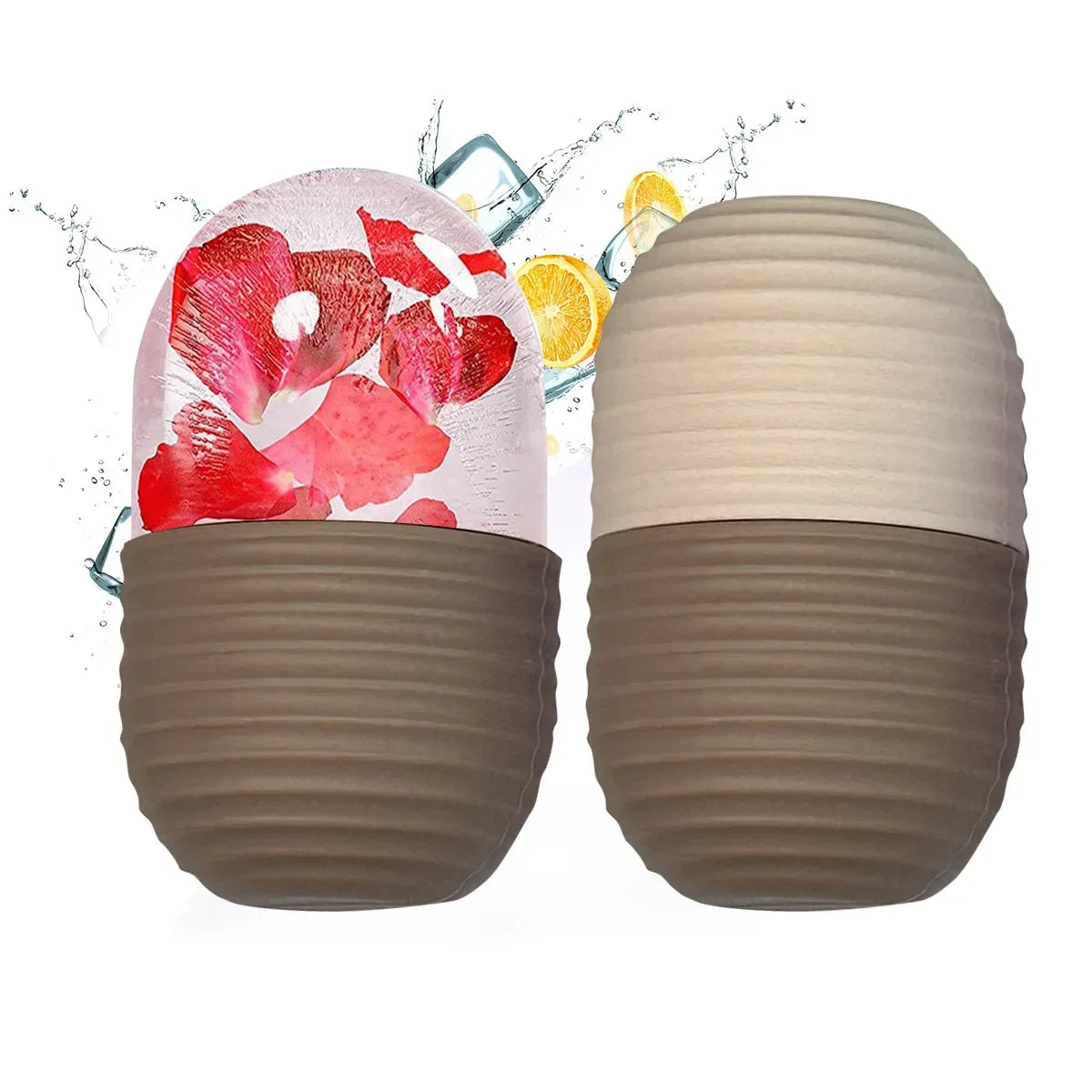 Silicone Ice Facial Roller Face Lifting Contouring Tools Ice Cube Trays Ice Globe Balls Eye Body Massager Beauty Skin Care Tool Iris Essentials