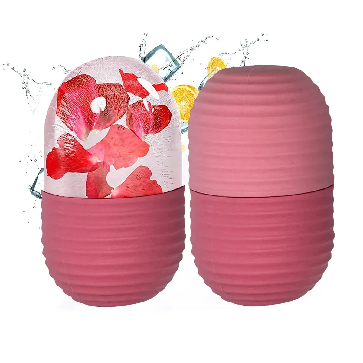 Silicone Ice Facial Roller Face Lifting Contouring Tools Ice Cube Trays Ice Globe Balls Eye Body Massager Beauty Skin Care Tool Iris Essentials