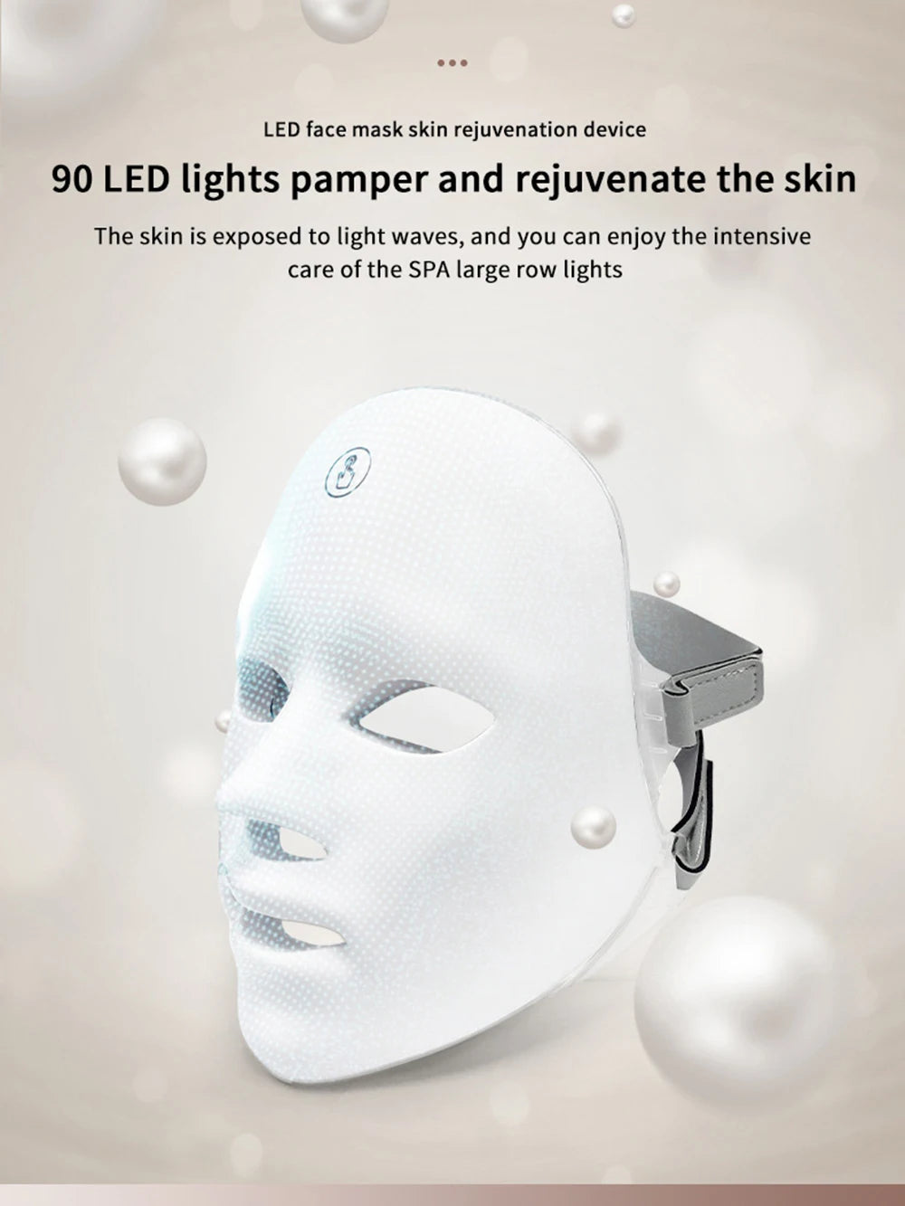 7 Colors Red Light Therapy Photo Mask Led Facial Mask For Anti-aging Skin Tightening Lifting Whitening Home Use Beauty Device Iris Essentials