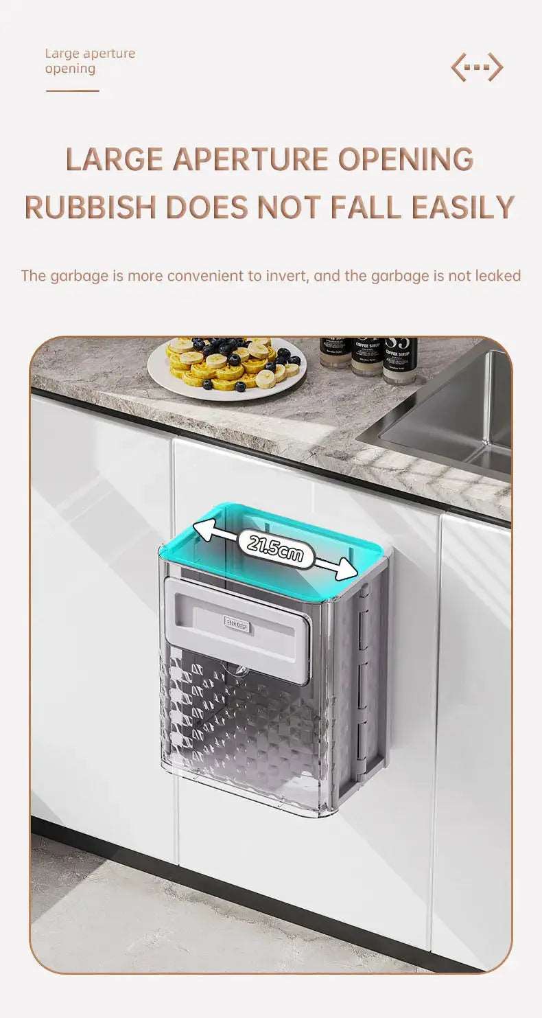 Unique kitchen trash can that enhances kitchen aesthetics
