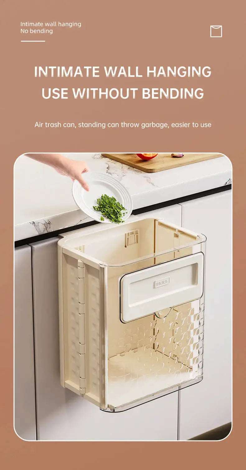 High-quality plastic trash can perfect for daily use