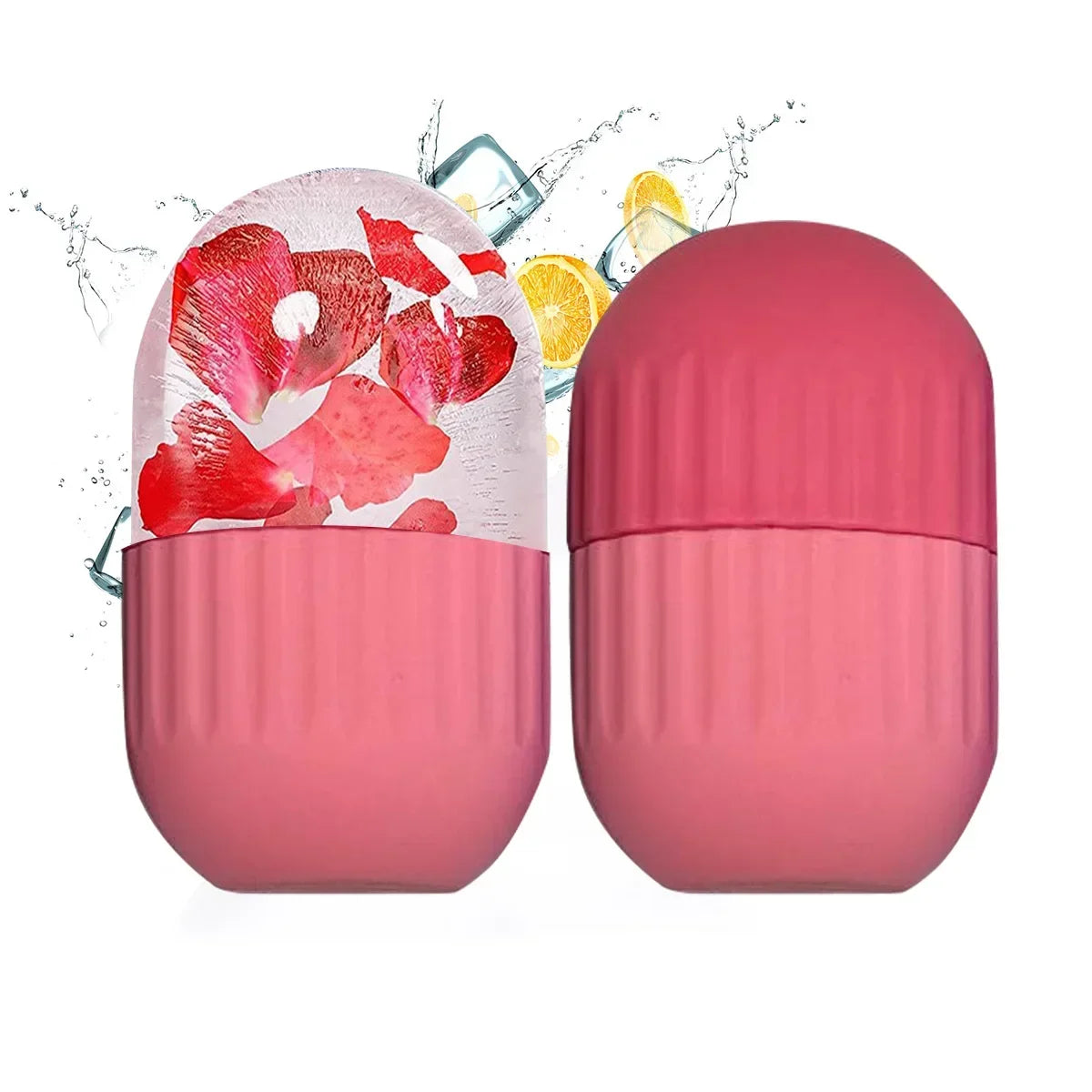 Silicone Ice Facial Roller Face Lifting Contouring Tools Ice Cube Trays Ice Globe Balls Eye Body Massager Beauty Skin Care Tool Iris Essentials