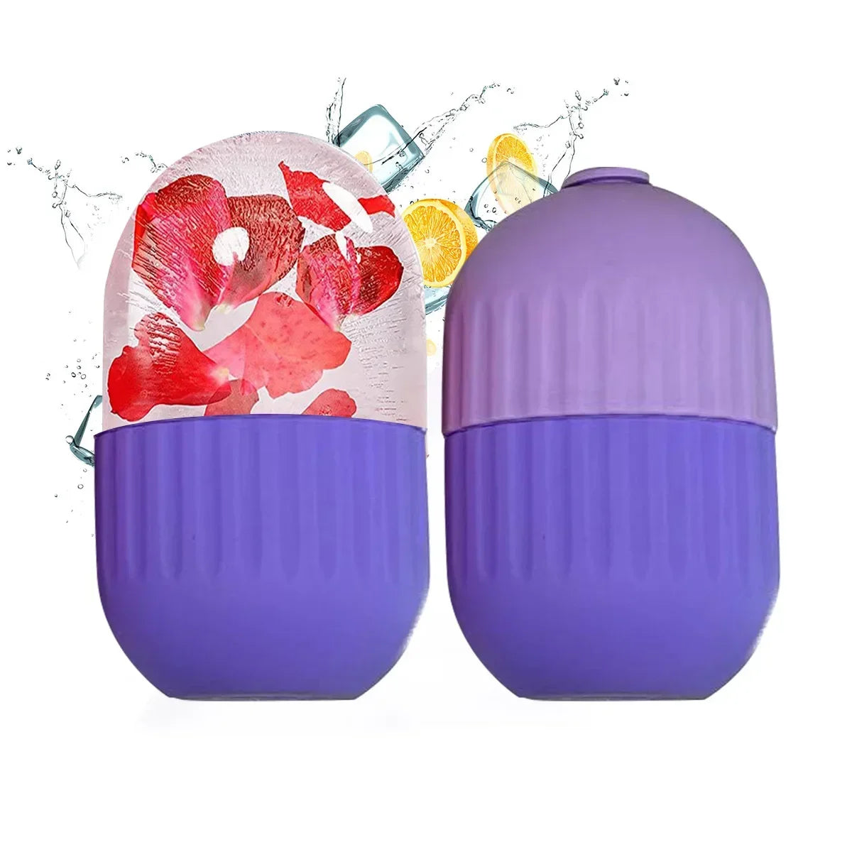 Silicone Ice Facial Roller Face Lifting Contouring Tools Ice Cube Trays Ice Globe Balls Eye Body Massager Beauty Skin Care Tool Iris Essentials