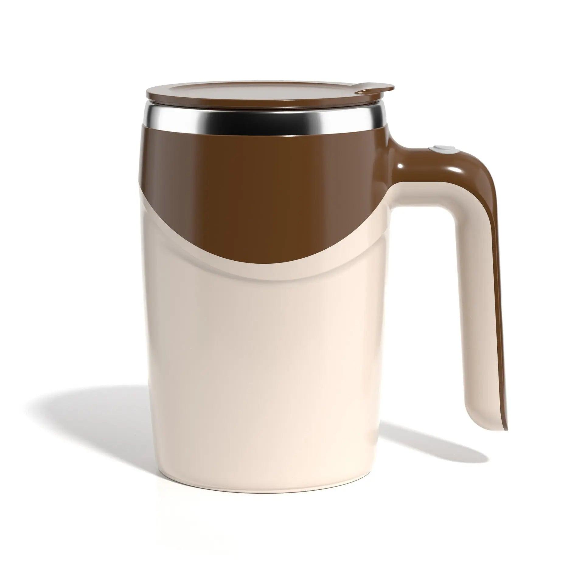 Travel-Friendly Beverage Mug in a car cup holder